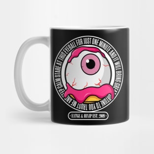 Strawberry Eyeball Icecream Mug